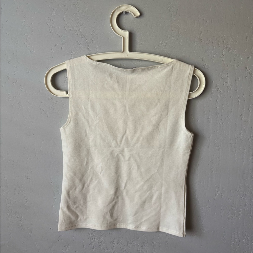 NWOT Reformation White Dusk Knit Top - Picture 7 of 7
